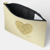 Elegante Gouden Roos Van Mijn Hart Etui (Open)