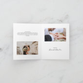 Elegante gouden script bedankt (Binnen)