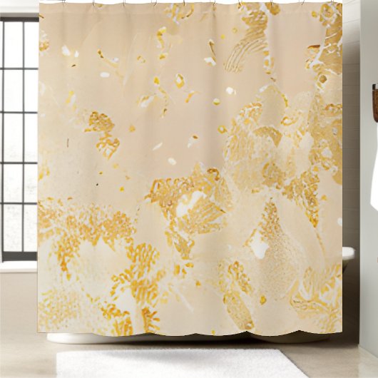 Elegante gouden Sequin Douchegordijn