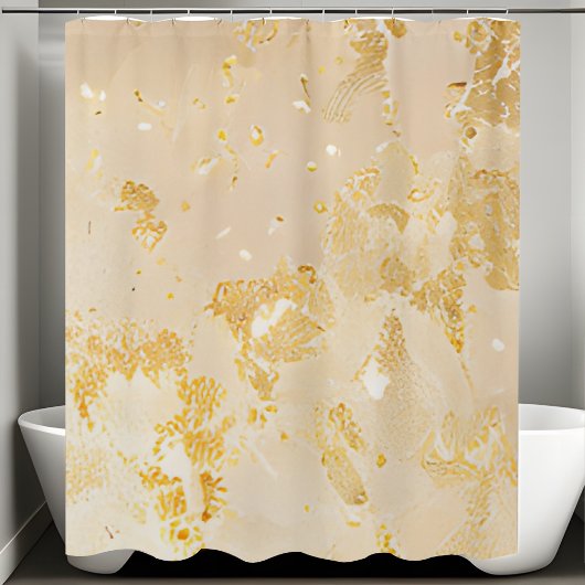Elegante gouden Sequin Douchegordijn