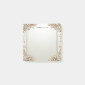 Elegante Gouden Sierlijke Post-it Briefjes Post-it® Notes