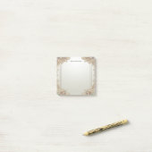 Elegante Gouden Sierlijke Post-it Briefjes Post-it® Notes (Op bureau)