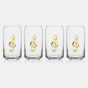 Elegante Gouden Sleutel Kunst voor Thuis Blikvorm Glas