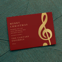 Elegante Gouden Sleutel Muziek Kerstmis