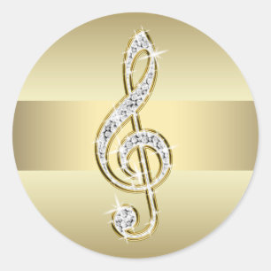 Elegante Gouden Sleutel Stickers