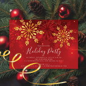 Elegante gouden sneeuwvlok kerstfeest kaart