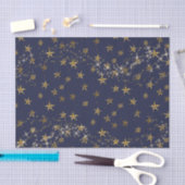 Elegante gouden sneeuwvlok Kerstmis Twinkle Star N Tissuepapier (Craft)