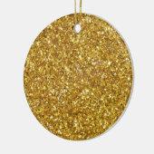 Elegante gouden sprankelingen keramisch ornament (Links)