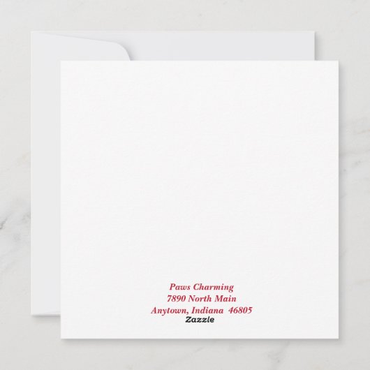 Elegante gouden ster op rood met swirls feestdagenkaart (Achterkant)