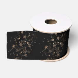 Elegante Gouden Ster Vakantie Nieuwjaars Cadeaus Grosgrain Lint
