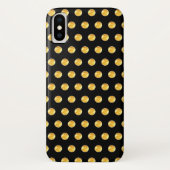 Elegante gouden stippen Case-Mate iPhone case (Achterkant)