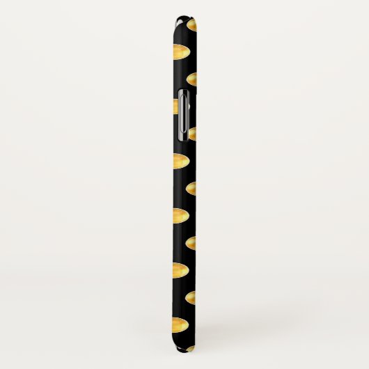 Elegante gouden stippen Case-Mate iPhone case (Achterkant / rechts)