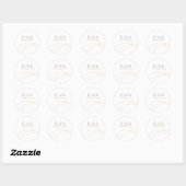 Elegante gouden Stippen Designer Sticker (Vel)