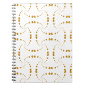 Elegante gouden stippen notitieboek (Voorkant)