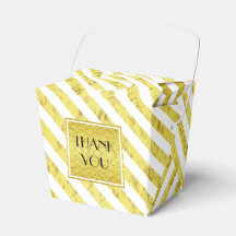 Elegante gouden strepen Dank u