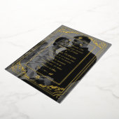 Elegante gouden tarot Kaart bruiloft foto uitnodig (Gedraaid)