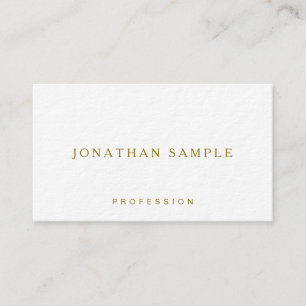 Elegante gouden tekst Premium dik papier luxe Visitekaartje