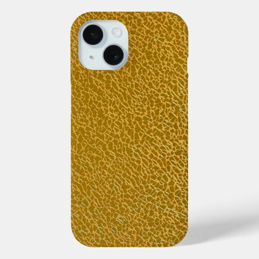 Elegante Gouden Textuur Bescherming Case-Mate iPhone Case (Achterkant)