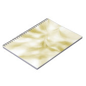 Elegante gouden textuur notitieboek (Linkerzijde)
