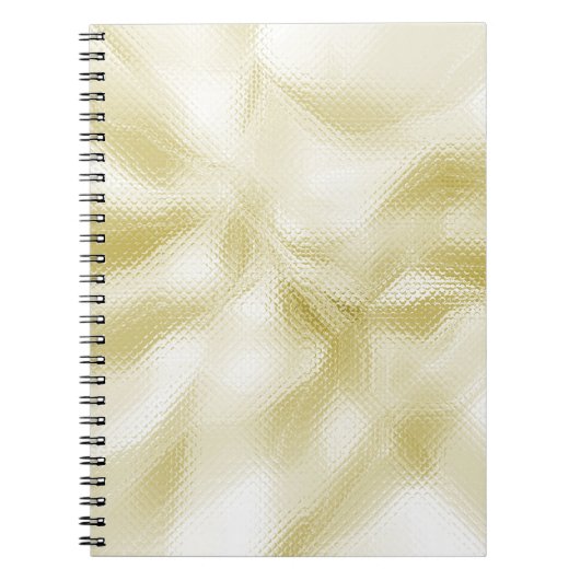 Elegante gouden textuur notitieboek (Voorkant)