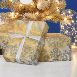 Elegante gouden textuurontwerp voor alle projecten cadeaupapier