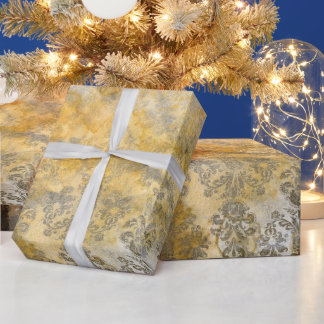 Elegante gouden textuurontwerp voor alle projecten cadeaupapier