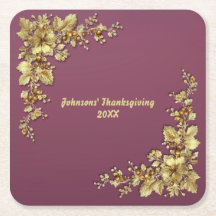 Elegante gouden Thanksgiving