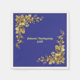 Elegante gouden Thanksgiving Servet