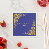 Elegante gouden Thanksgiving Servet (Insitu)