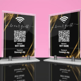 Elegante gouden trouw | Business tafelkaart Kaart