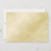 Elegante Gouden Trouw Harten Save The Date (Achterkant)