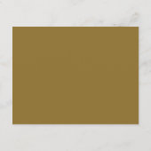 Elegante gouden trouwdetails QR-code Informatiekaartje (Achterkant)
