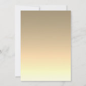 Elegante Gouden Trouwfoto Save The Date (Achterkant)