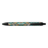 Elegante gouden turquoise groene girly zeemeermin  zwarte inkt pen (Achterkant)