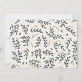 Elegante gouden typografie Foto Vrolijk Kerstmis Kaart (Achterkant)