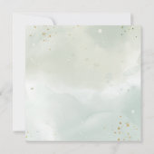 Elegante gouden uitnodiging voor feestelijke bedri (Achterkant)