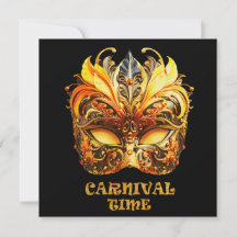 Elegante gouden veren Venetiaans masker