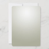 Elegante gouden  Verloving uitnodiging (Achterkant)