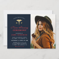 Elegante gouden verpleegkundige pinning ceremonie