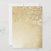 Elegante gouden verrassing 60ste verjaardag kaart (Achterkant)