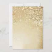 Elegante gouden verrassing 92e verjaardag kaart (Achterkant)