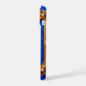Elegante Gouden W Monogram Versierd Met Parels iPhone 15 Case (Linkerkant)