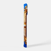 Elegante Gouden W Monogram Versierd Met Parels iPhone 15 Case (Rechterkant)