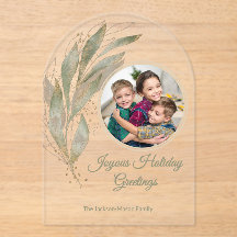 Elegante gouden Waterverf botanische fotovakantie