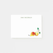 Elegante gouden Waterverf peren met de hand geïllu Post-it® Notes (Voorkant)