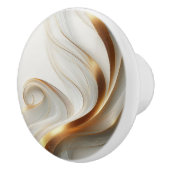 Elegante gouden werveling keramische knop (Rechts)
