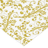 Elegante gouden wervelingen korte tafelloper (Hoek)