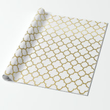 Elegante Gouden Zeshoek Abstract Patroon Huwelijks