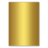 Elegante gouden zitplaatskaart kaart (Achterkant)