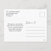 Elegante Gouden Zwarte Siervoorwerpen Boog Foto Fe Feestdagenkaart (Achterkant)